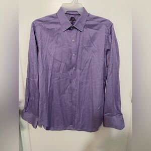 Robert Graham Long Sleeve button up lilac
Purple Satin diamond Pattern Shirt LG